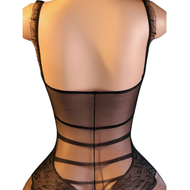 Eén stuk zwarte kanten lingeri - Lace Teddy Lingerie recensie en prijs